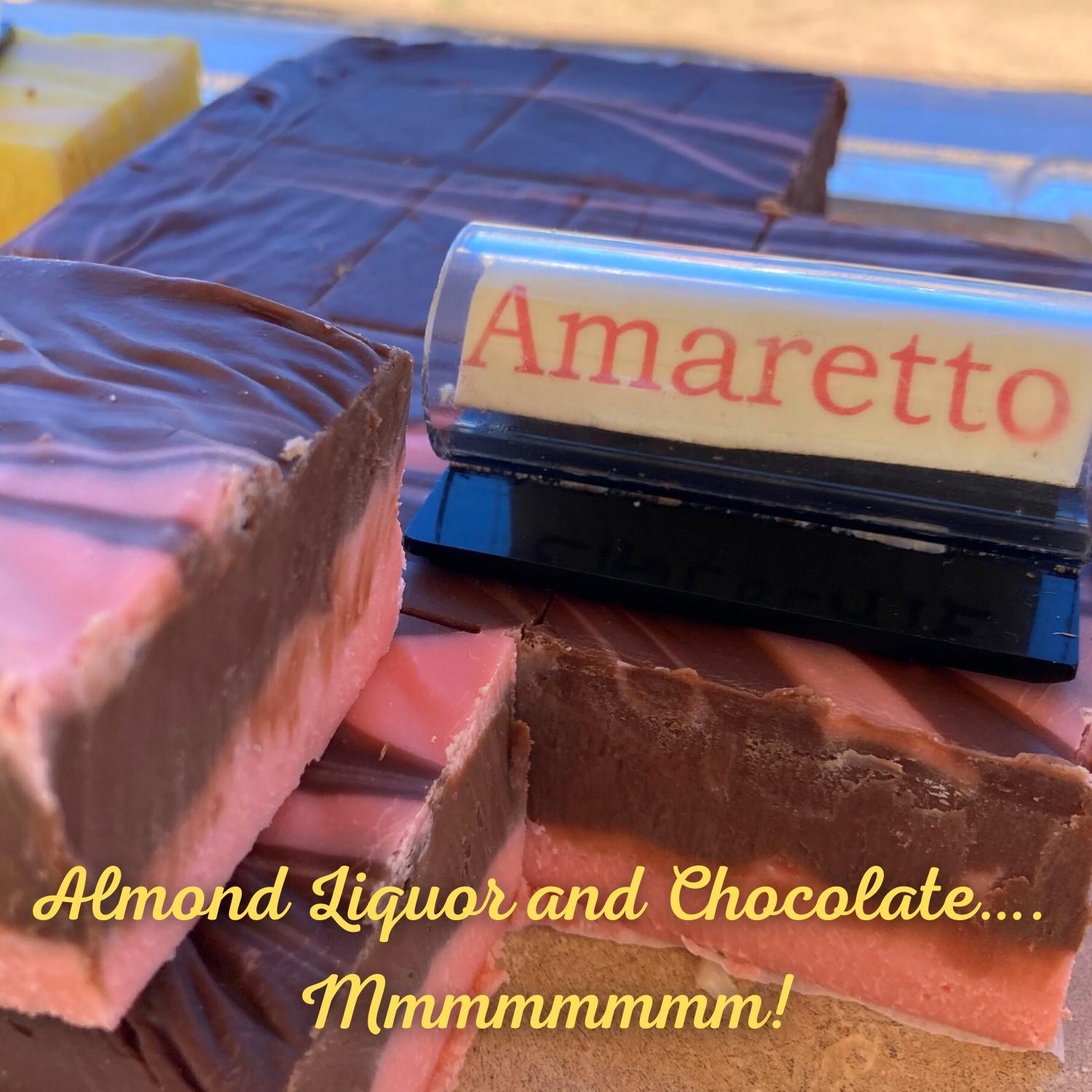 Amaretto Fudge ~ Almond liquor and Chocolate ~ Mmmmmmmm