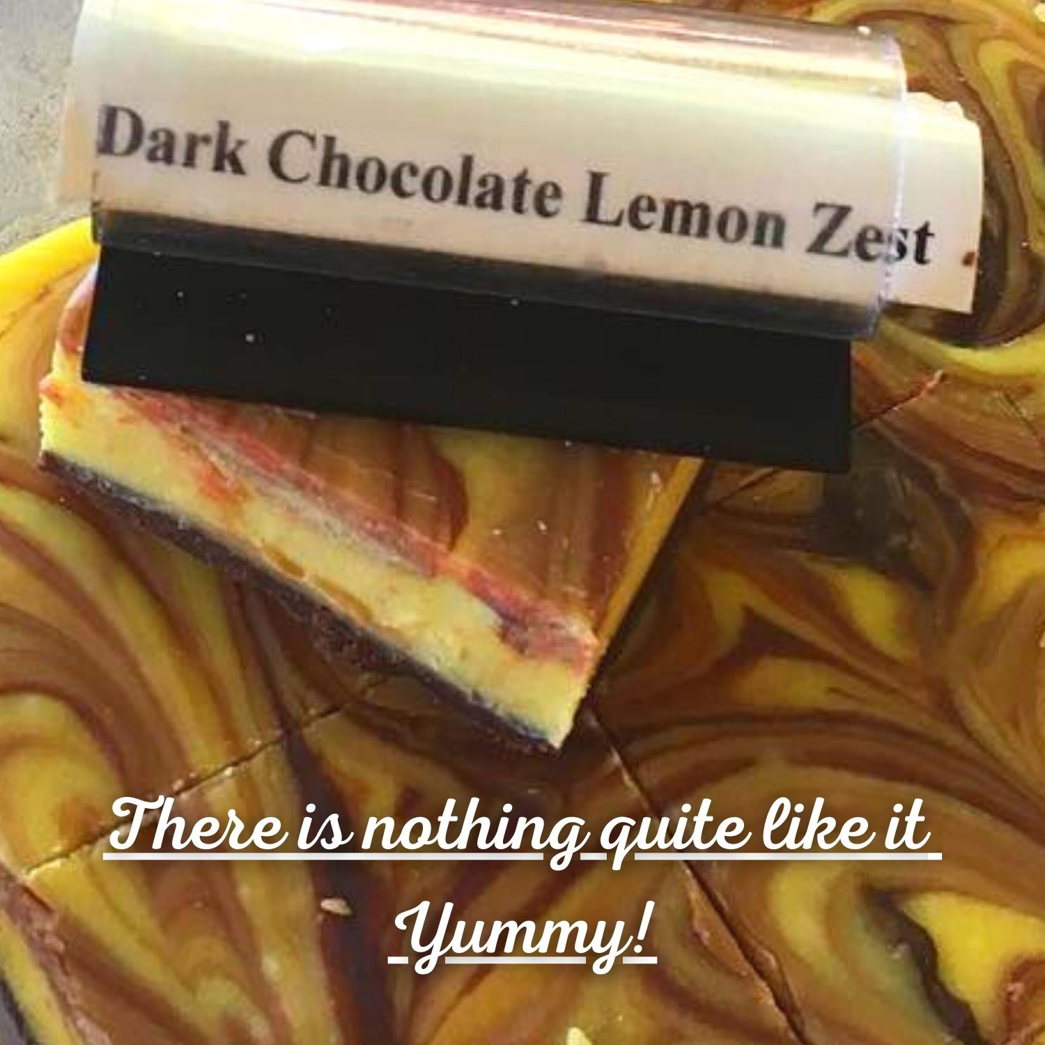 Dark Chocolate Lemon Zest Fudge _ there is nothing like it - Yumm!