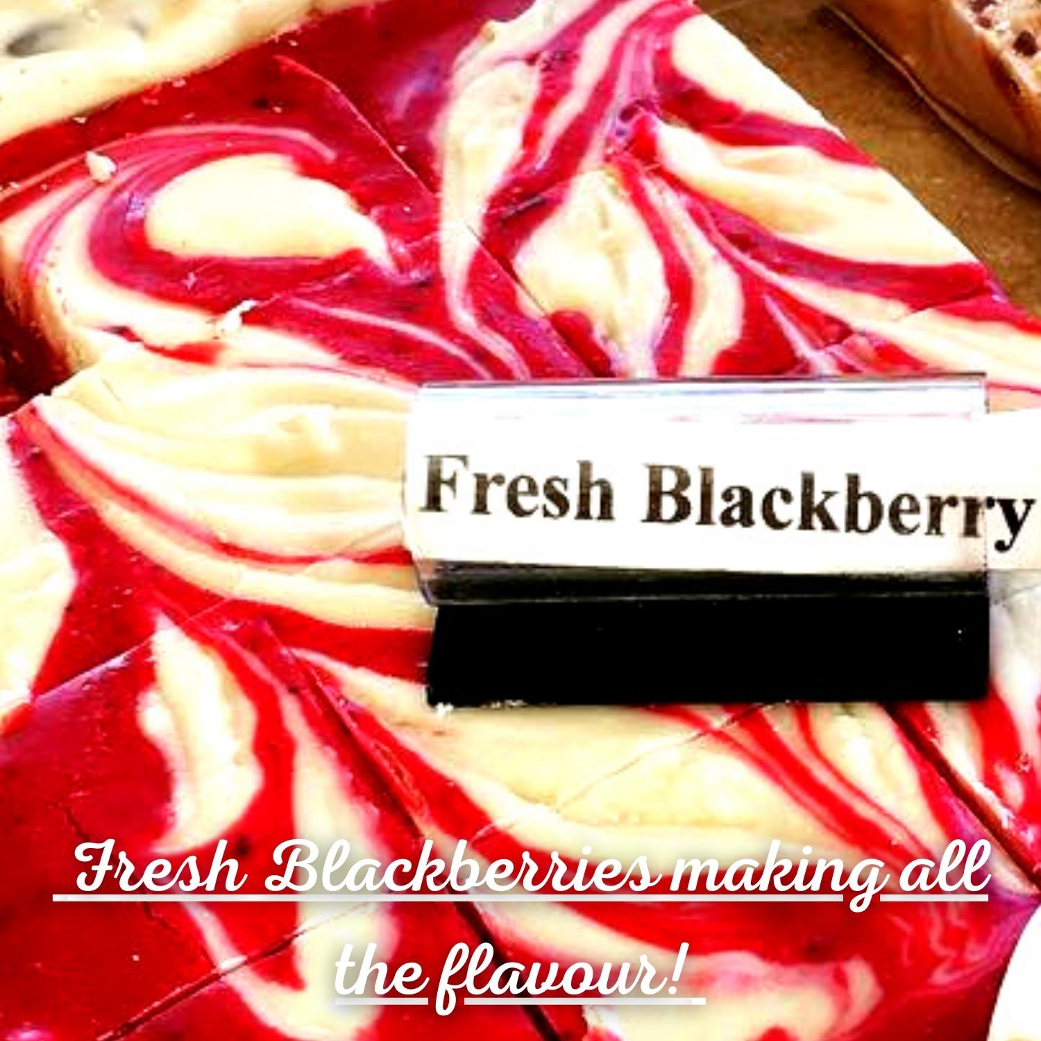 Fresh Blackberry Fudge Fresh Blackberries making all the flavour! Seasonal