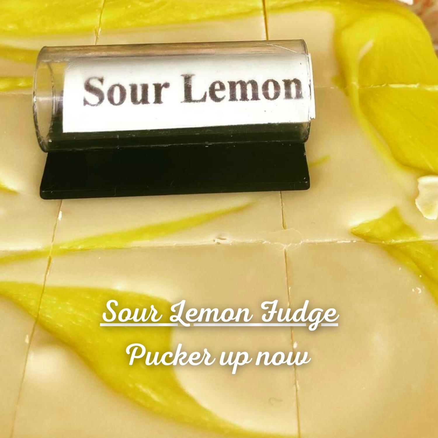 Sour Lemon Fudge _ pucker up now